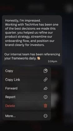 Client testimonial showcase 1