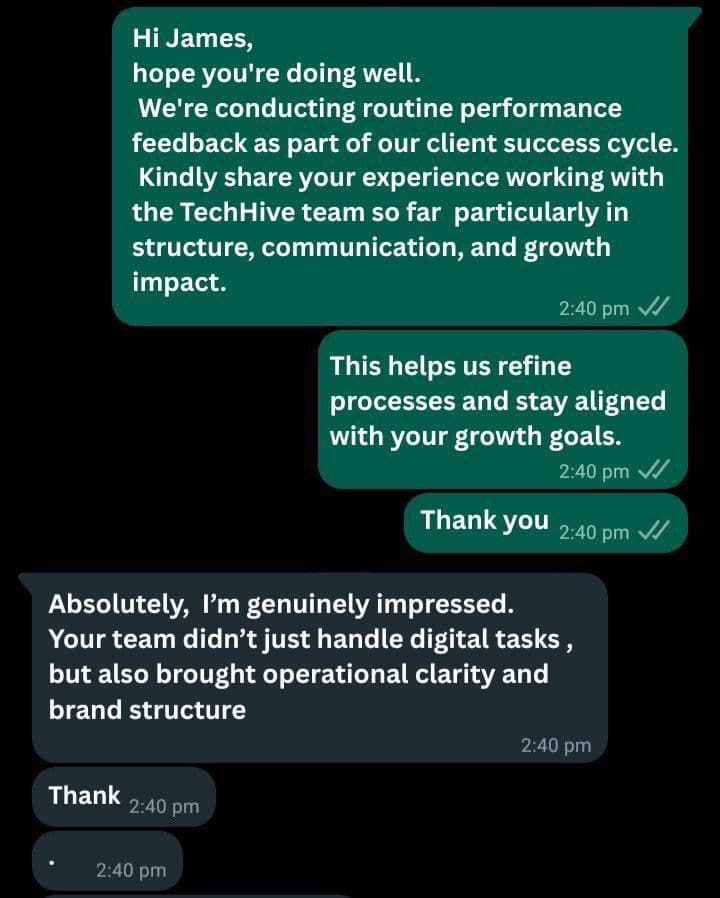 Client testimonial showcase 3